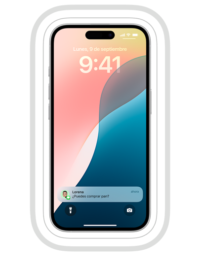El iPhone vibra para avisar al usuario de una alerta.