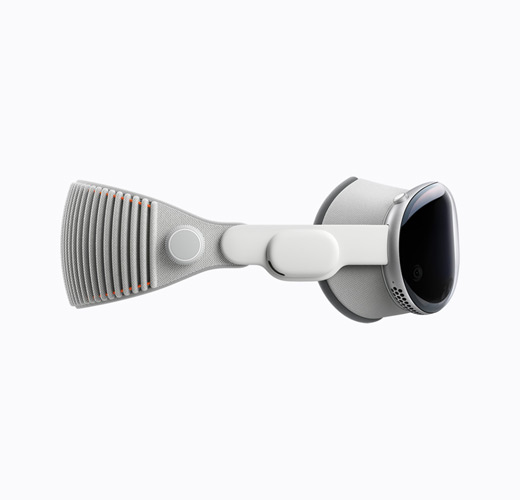 Apple Vision Pro, Seitenansicht
