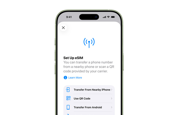 iPhone 17, eksterior depan, sudut melengkung