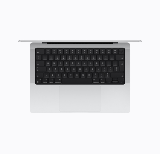 MacBook, Silver color, top interior, open