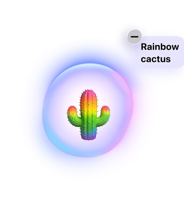 Apple Intelligence ile oluşturulmuş bir Genmoji