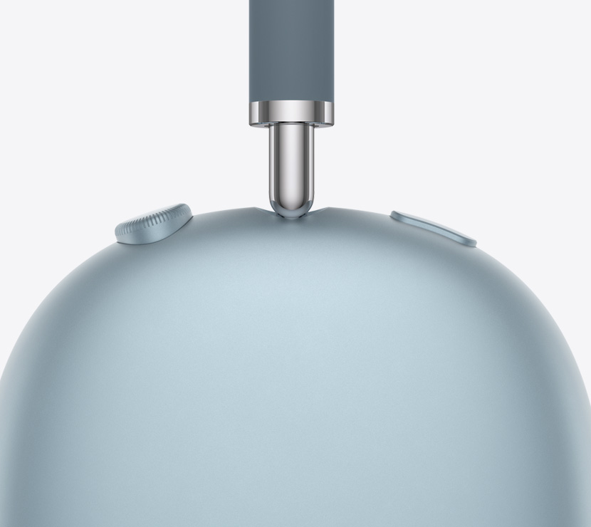 „AirPods Max“ šoninis vaizdas.