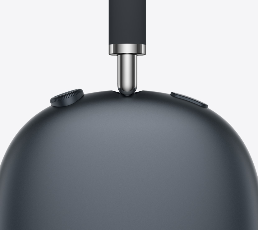 „AirPods Max“ šoninis vaizdas.