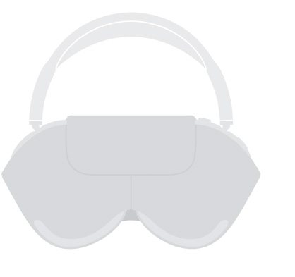 „AirPods Max“ dėklas „Smart Case“. Dėklas sveria 134,5 gramo.