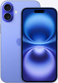 iPhone 16 em ultramarino