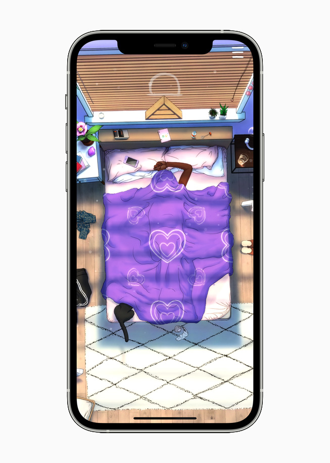 L’app #SelfCare sur iPhone 12 Pro.