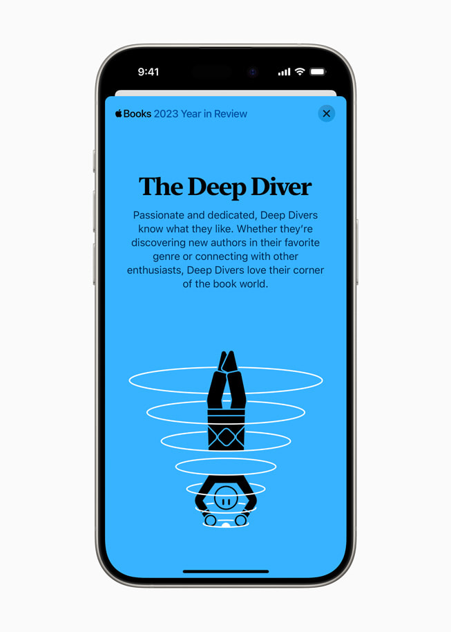 Le profil Spécialiste d’Apple Books, affiché sur iPhone 15 Pro.