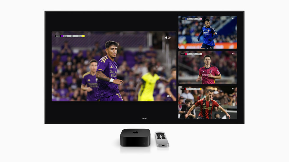 MLS Season Pass på Apple TV 4K med flera direktsända matcher.