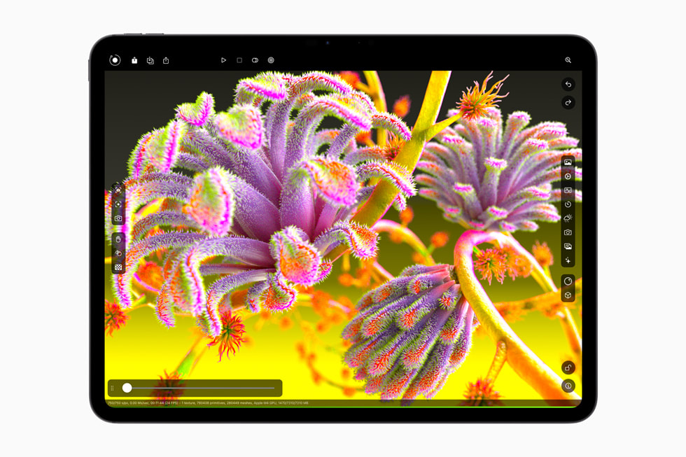 iPad Pro에서 Octane 앱이 비활성화된 모습.