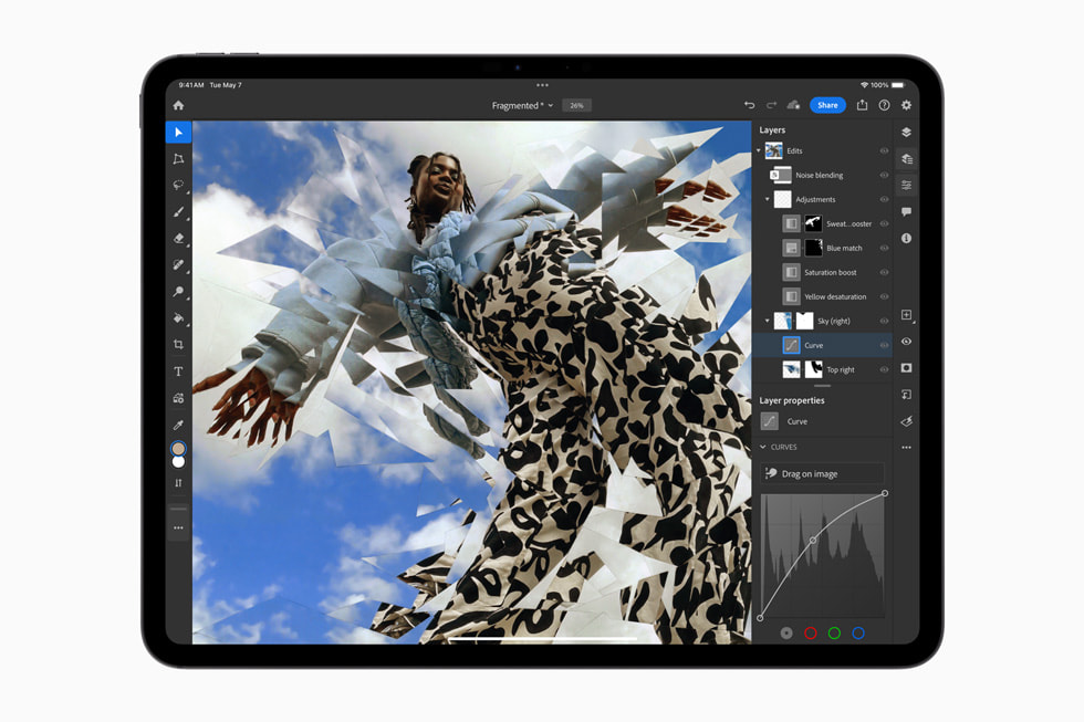 iPad Pro의 레퍼런스 모드.