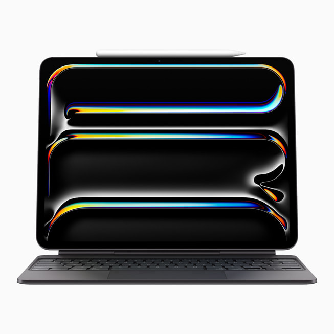 Nya Magic Keyboard för iPad Pro visas.