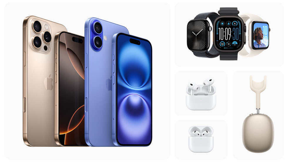 تشكيلات iPhone وApple Watch وAirPods الجديدة.
