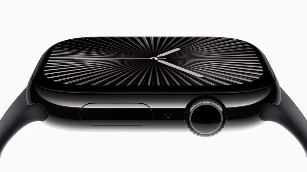Ảnh chụp mặt bên của Apple Watch Series 10.