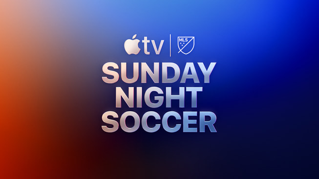 Affiche de l’émission « Sunday Night Soccer » on Apple TV+.