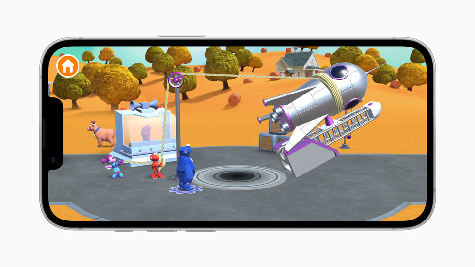 Imagem de Sesame Street Mecha Builders+, da StoryToys. Mostrada no iPhone 16 Pro.