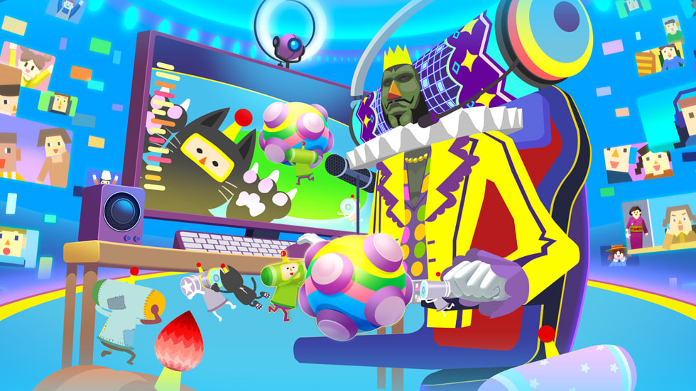 Arte de Katamari Damacy Rolling LIVE.