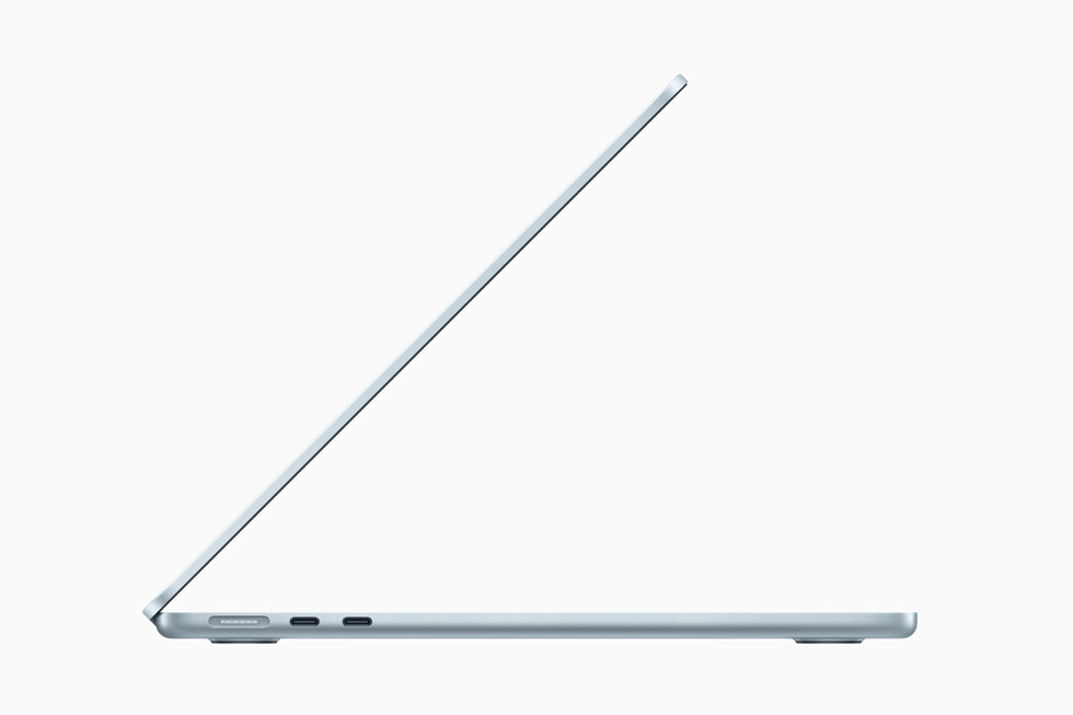 MacBook Air의 옆면.