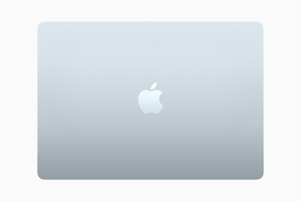 MacBook Air를 위에서 내려다본 모습.