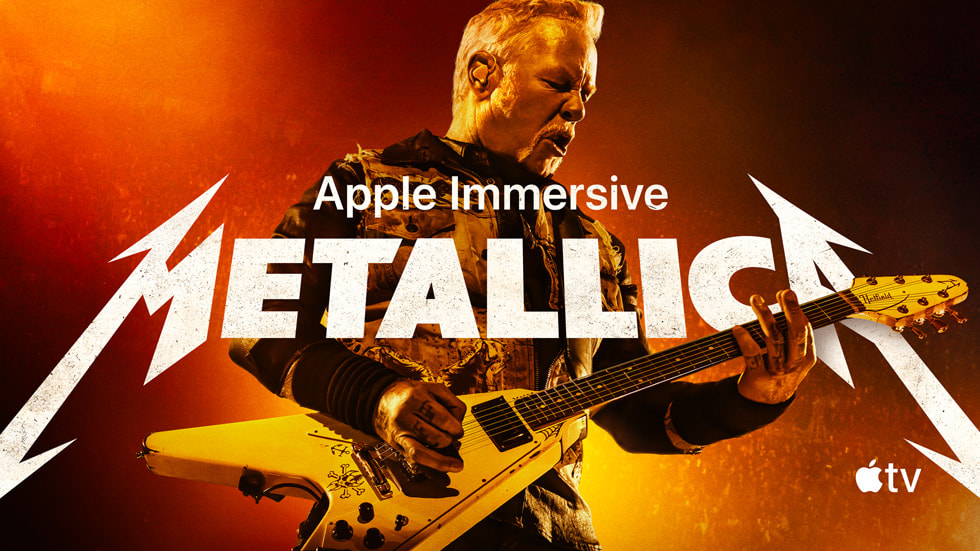 Metallica Apple Immersive Video 히어로 아트.