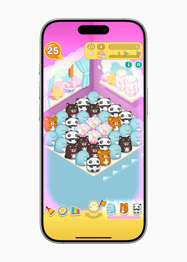 Un fotograma de SUMI SUMI : Matching Puzzle+ de Imagineer en un iPhone 16 Pro.