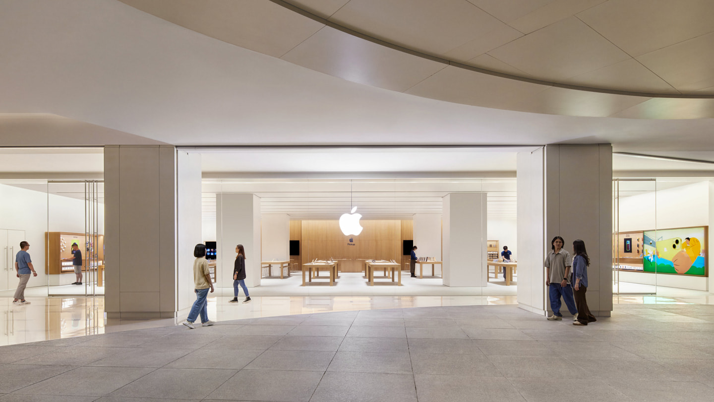 Apple MixC Shenzhen utifrån. 
