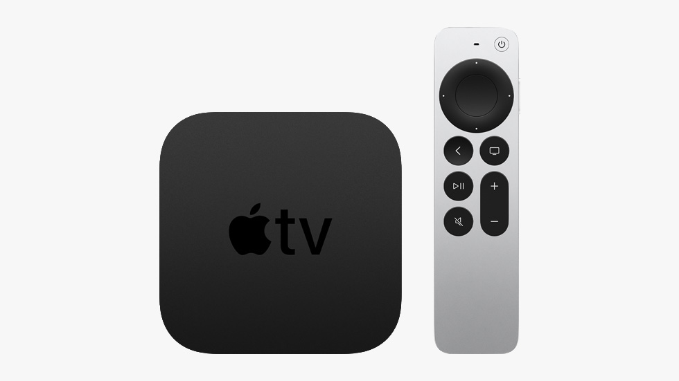 Apple TV 4K e Siri Remote.
