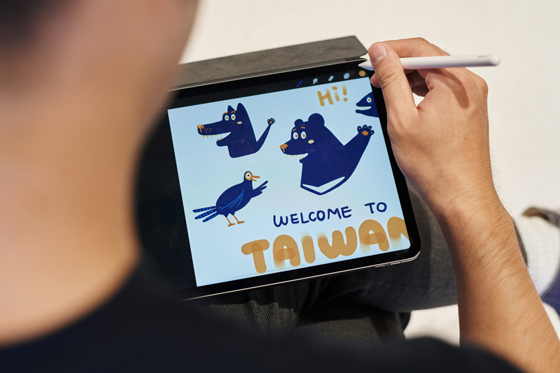 Une illustration d’iPad à Apple Xinyi A13 