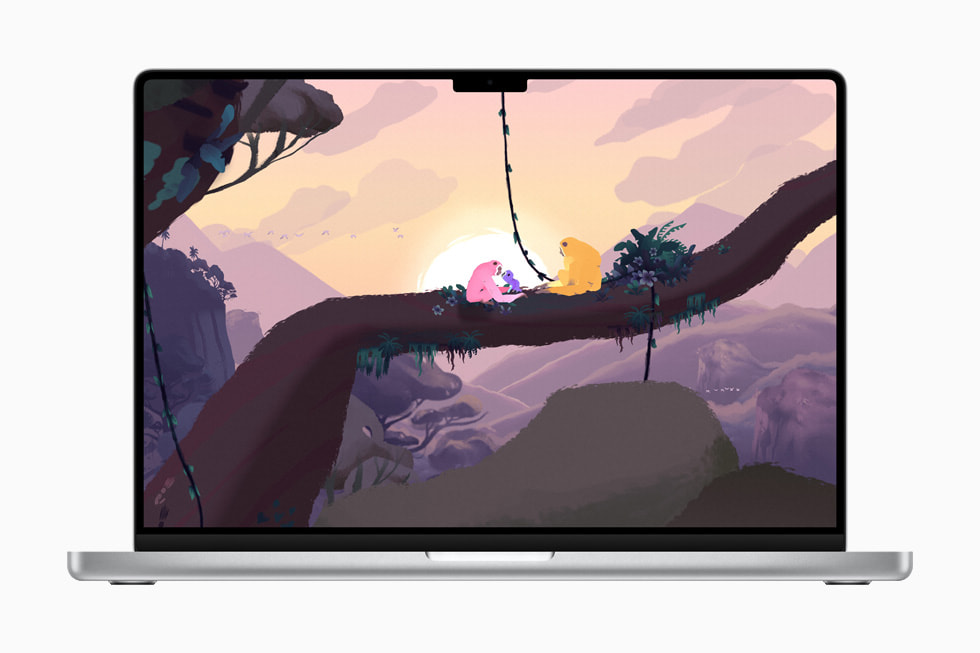 Gibbon: Beyond the Trees auf einem MacBook Pro.
