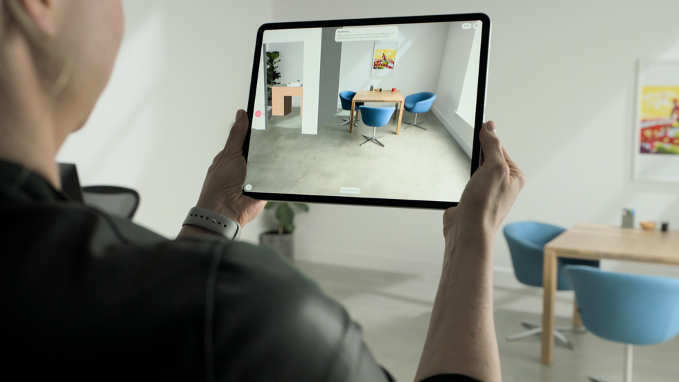 Yeni iPad Pro’da Shapr3D uygulaması.