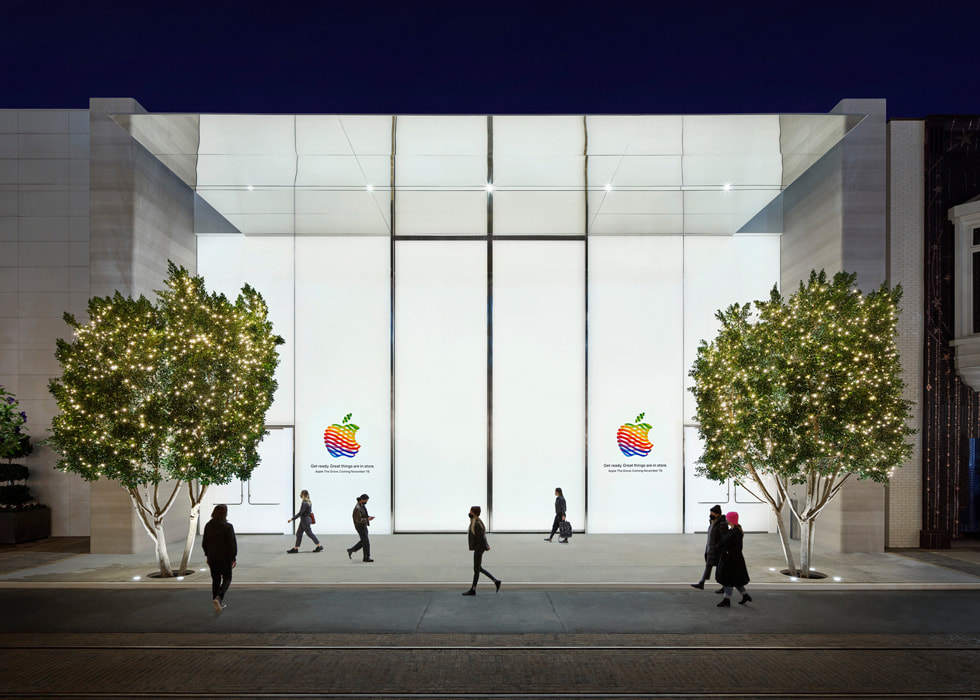 ロサンゼルスのThe GroveにあるAppleの新店舗