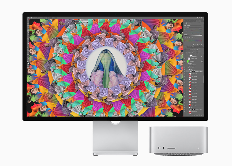 Mac Studio ve Studio Display gösteriliyor.