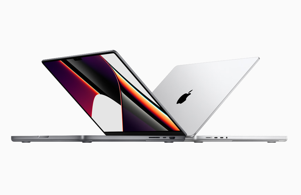 새로운 M1 Pro와 M1 Max 칩을 장착한 Macbook Pro.