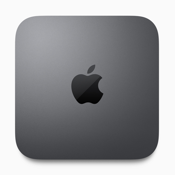 The new space grey Mac mini.