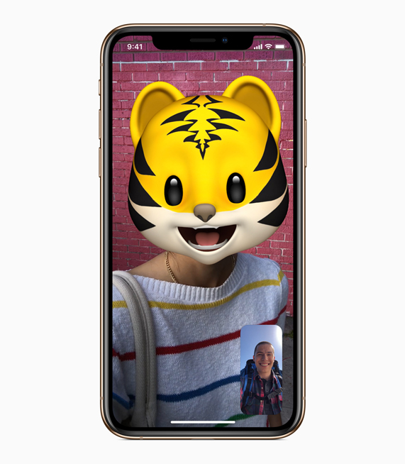 FaceTime için yeni Animoji özelliği.