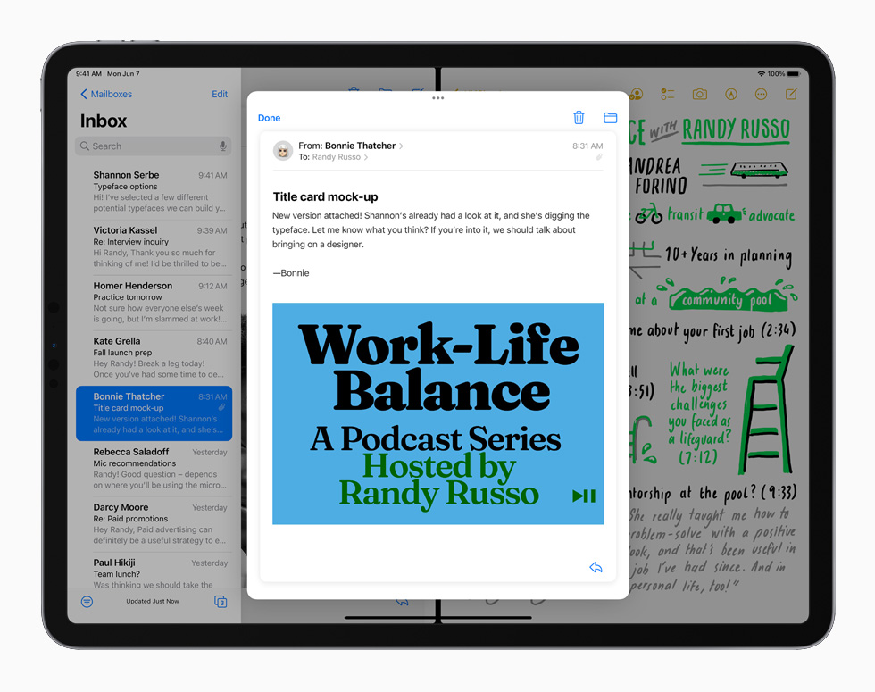 Funcionalidades Slide Over y Split View en el iPad con iPadOS 15.
