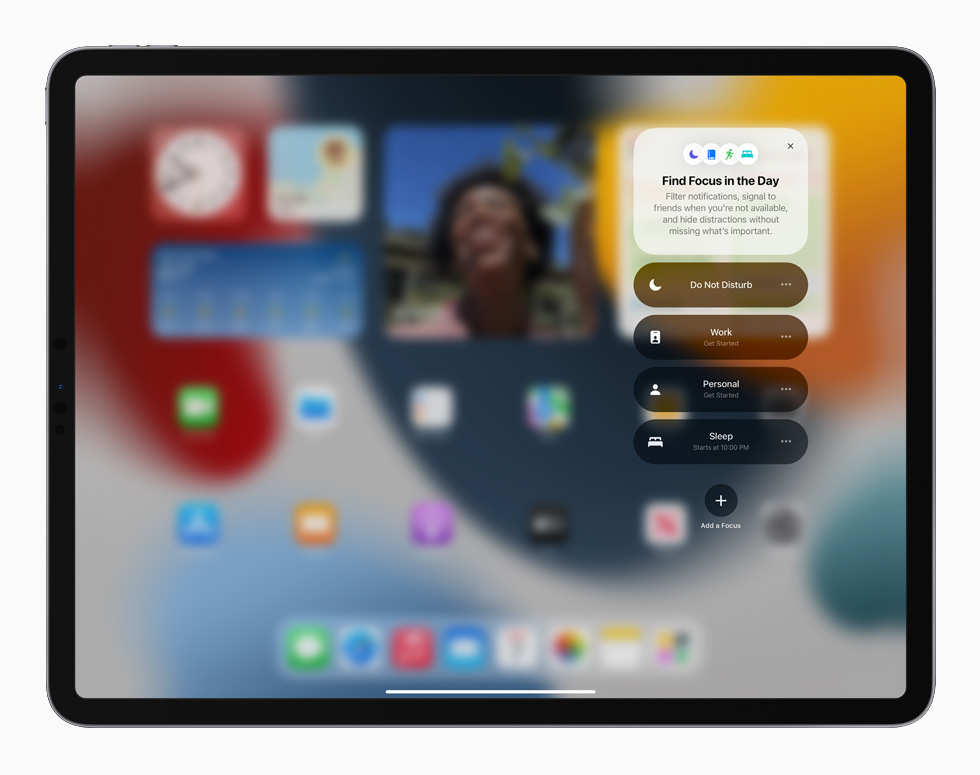 La nueva funcionalidad Enfoque en el iPad Pro con iPadOS 15.