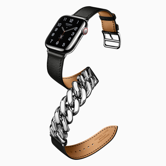 Yeni Apple Watch Hermès Gourmette Metal kayış.