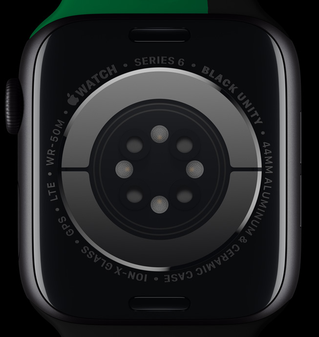 Black Unity Apple Watch 후면 크리스탈