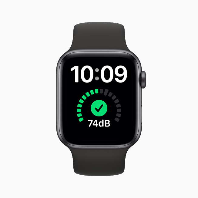 Urskiven Forstørret på Apple Watch Series 6.