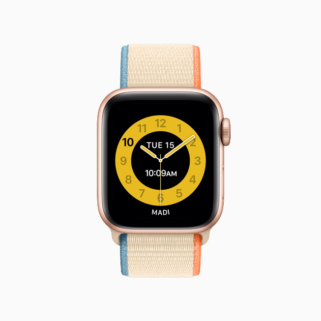 Skoletid-appen vist på Apple Watch Series 6.