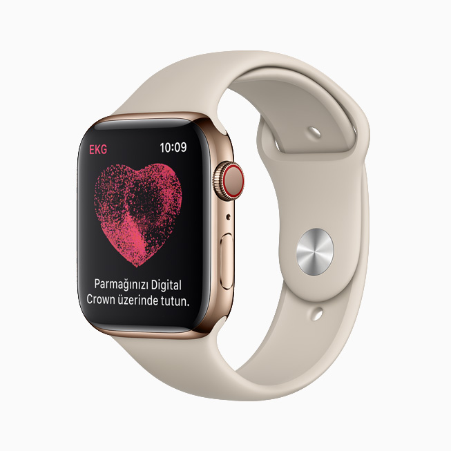 iPhone ve Apple Watch’ta Sinüs Ritmini gösteren EKG uygulaması.